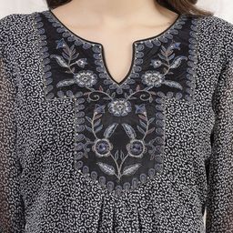 Nayam By Lakshita Floral Printed Regular Kurta with Trouser image 3