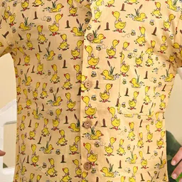 Superminis Boys Conversational Printed Shirt With Shorts image 3