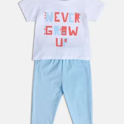 MINI KLUB Boys Printed Short Sleeves T-shirt With Trousers-image-47