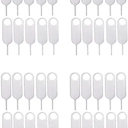 BBS PRO ( Pack of-40 pcs) SIM-Card-Tray-Open-Eject-Pin-Removal-Tool-Needle-Opener-Ejector-for-All-Phones- Sim Adapter (Steel) Sim Adapter-30