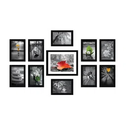 RANDOM Set Of 11 Black Solid Collage Photo Frames image 2