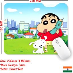 Kuavi Shinchan Mouse Pad Non-Slip Base - Enhance Precision (Shinchan-2) Mousepad image 2