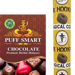 Premium Herbal Flavor Chocolate With Mr. Hookah 1 Magic Coal Stick Hookah Charcoals-image-45