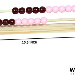 Wooden Abacus, Multicolour Wooden Educational Toy,Early Math Skills,-4