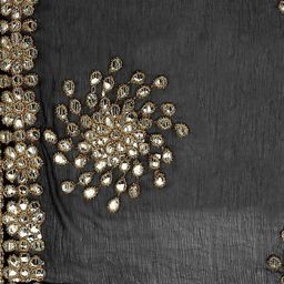 Dupatta Bazaar Embroidered Dupatta with Gotta Patti image 4