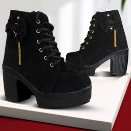 High Ankle Boots New Trendy Stylish Girl’s High Heel Boots For Women-picture-14