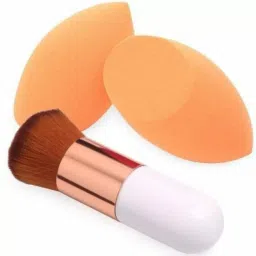 2 Sponges + 1 FOUNDATION Brush) Makeup Sponges with Foundation Brush-image-29