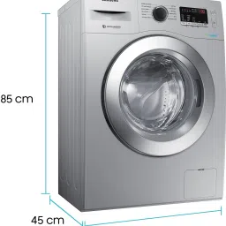 samsung 6.5 kg with Steam Fully Automatic Front Load Silver image 5