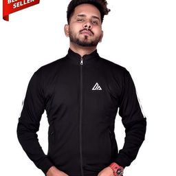 Fancy Graceful Men Jackets(black)-image-10