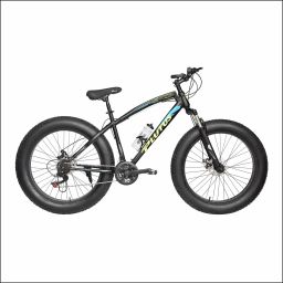 Jaguar Fat-Bike Age-12+ with Dual Disc Brake, Multi Speed (Blue) 26 T (inch) Fat Tyre Cycle-image-74