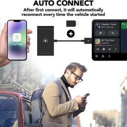 elekart Wireless Carplay Adapter 2024 Upgrade Apple kit Car Stereo image 3