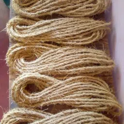 Coconut Coir Fiber Rope - Set of 5 Gold-25