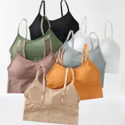 Pack of 3 Women Sports Lightly Padded Bra-24