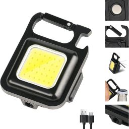 Multifunction Keychain Led Light with Bottle Opener, Magnetic Base and LED Front Light-20