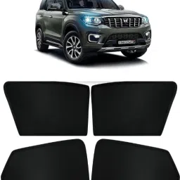 Rear Window, Side Window Sun Shade For Mahindra Scorpio N-image-99