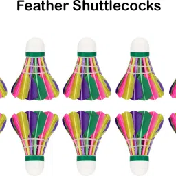 nongi 400 Colored Feather Shuttle- Multicolor image 2