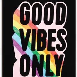 Rainbow Good Vibes Only exam board-picture-1