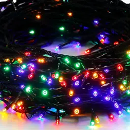 SPARK WORLD 135 Green & Red Rice Shaped LED String Lights image 2