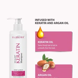 ELIBLISS Keratin Shampoo With Argan & Honey - 250ml image 2