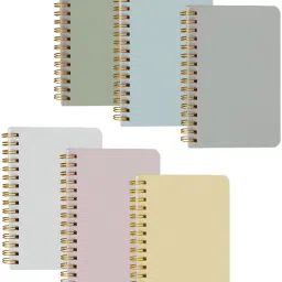 Little Subject Notebooks 6 Pack,3.5 x5.5 Pocket-size Notebook Blank 120 Pages-13