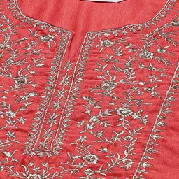 Biba Ethnic Motifs Yoke Design Regular Kurta With Trousers & Dupatta image 2