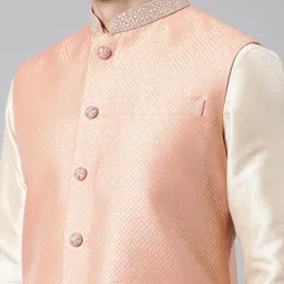 TheEthnic.Co Regular Kurta With Pyjamas & Nehru Jacket image 2