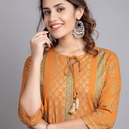 SUTI Ethnic Motifs Printed Regular Kurta with Trousers & With Dupatta image 2