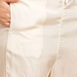 FASHOR Notch Neck A-Line Kurta With Trousers & Dupatta image 2