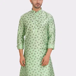 SHIWAM ETHNIX Ethnic Motifs Printed Regular Kurta With Pyjamas image 2