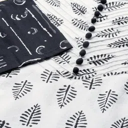 KALINI Floral Printed Regular Pure Cotton Straight Kurta With Palazzos & Dupatta image 2