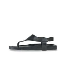 CAI Textured Open Toe Flats With Buckles image 2