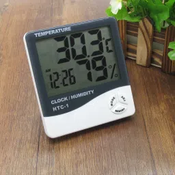 goodsbazaar MOISTURE MEASURER HTC Digital Humidity Meter Tester Thermo Hygrometer Thermohygro Tester HTC-1 All-in-One Digital Moisture Measurer image 5