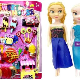 Doll House Pizza Ice Cream, Set for Girl's Combo of 2 Doll House Pretend Toy-18