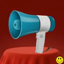 Handheld Megaphone with Siren, Microphone & Rechargeable for Outdoor EventsA119 Megaphone Portable Megaphone Siren Loudspeaker Function &Long Battery BackupU119 Outdoor PA System-30