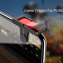 UPROKT PUBG Shooter Controller Gaming Trigger Fire Free Button Handle for IOS Android SmartPhone Wireless Gaming D9 Trigger Controller for Mobile Smartphones Aim KeyGaming Accessory Kit image 2
