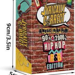 Lyrically Correct 90's and 2000's Fun Party Game for Adults Board Game Accessories-image-81