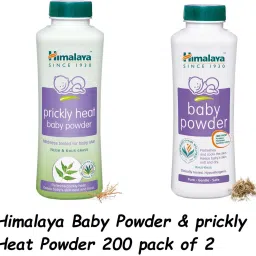 Baby Powder & Prickly Heat Powder 200g pack of 2-6
