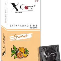 Real Feel Condoms for Men - 10 Count Extra Dotted for Her Pleasure (Orange) Condom-24
