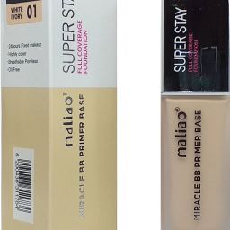 Super Stay Miracle BB Primer Base Full Coverage Foundation White Ivory S1 Foundation-image-4