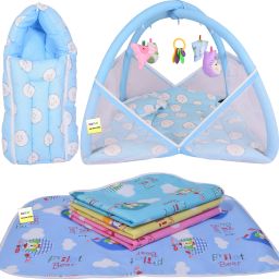 New Born Baby Daily Essentail Bedding Combo Pack(0-6 Months) standard Crib-27