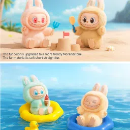 toddlers buddy Labubu Plush Keychain, Multipurpose Decorative Soft Toy - 13 cm image 4