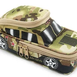Car Camouflage pencil boxes for boys geometry box pencil pouches Art Canvas Pencil Box-image-34