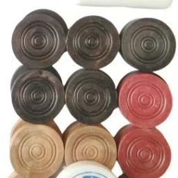 1 Striker And 24 Carrom Coins 1 Striker with Carrom Powder Carrom Pawns-picture-24