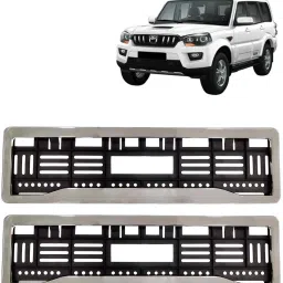 kkmchnpf00104 Chrome Number Plate Frames Registration Plate Holder Car Number Plate-18