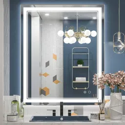 Led Mirror with Light Bathroom Wall Decor Makeup Room 18x24 Inch LT3 Bathroom Mirror-image-91