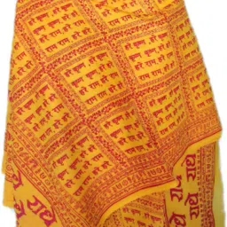 90 Degree Poly Cotton Printed Men, Women Shawl-image-11