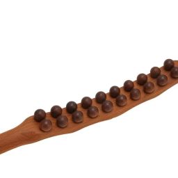Kruvad Wooden Stick Massager Wooden Stick Massager Gua Sha Muscle Relaxation for Back, Legs, Arms Neck Muscle Massager-10