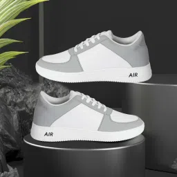 Chunky Fancy Casual Comfortable Partywear Sneakers Contrast Sole Lace Up Sneakers For Men-image-56