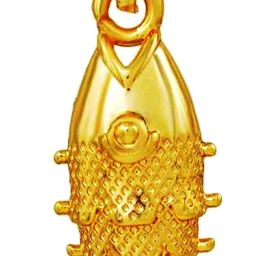 fish machhi God pendant With necklace women And Girls Party Wear Daily Wear Gold-plated Beads Alloy, Brass Pendant-image-76