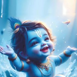 Blue Baby Kanah Adhesive Poster Vinyl-image-35